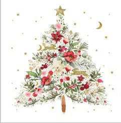 Paperproducts Servietten 25x25 cm Beautiful Christmas Tree 