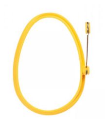 Kochblume Eier-Form Oval gelb 