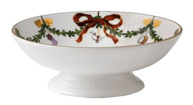 Royal Copenhagen Starfluted Christmas Schale auf Fuss 