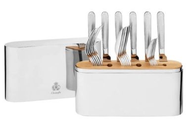 Christofle Besteckset Für 6 Personen (24 Stück) Concorde Edelstahl 