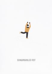 Räder Grußkarte Schwungvolles Fest 