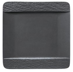 Villeroy & Boch Manufacture Rock Speiseteller Quadratisch 28x28x2 cm 