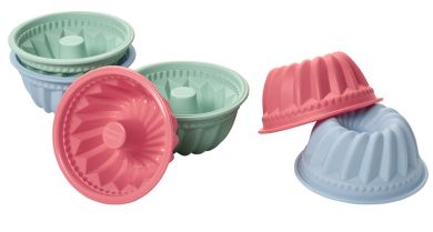 Lurch Flexiform Muffinliner Gugelhupf 6er Set Pastel Mix 