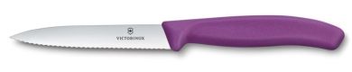 Victorinox Swiss Classic, Gemüsemesser, 10cm, Wellen, Mittelspitz, Violett 