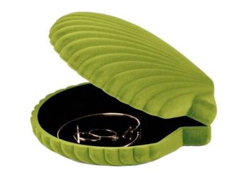 Doiy Schmuckaufbewahrung Muschel Venus Light Green 