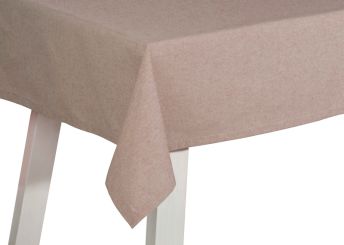 Pichler Tischdecke rund 170 cm Faro mocha mousse 90% CO 10% PES 