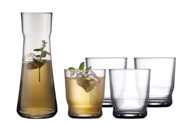 Lyngby Glas Karaffen-Set Lissabon Klar 