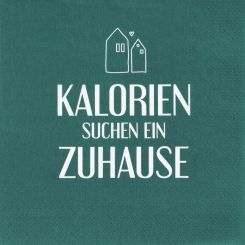 Räder Serviette 33x33cm Kalorien suchen ein Zuhause 