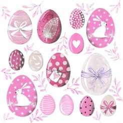 Paperproducts Servietten 33x33 cm Easter Rose 