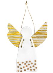 Räder Giving Schutzengel Mini Punkte gold 4,5x5,5 cm 