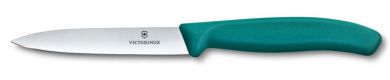 Victorinox Swiss Classic, Gemüsemesser, 10cm, Gerade, Mittelspitz, Grün 