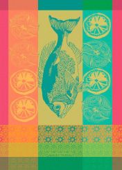 Garnier-Thiebaut Geschirrtuch Plancha Ete 56x78 Cm 100% Gekämmte Baumwolle 