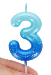 Legami Geburtstagskerze Blue - 3 