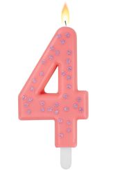 Legami Maxi-Kerze für Torte Pink 4 