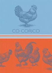 Garnier-Thiebaut Geschirrtuch Co Corico Tango 56x78 Cm 100% Gekämmte Baumwolle 