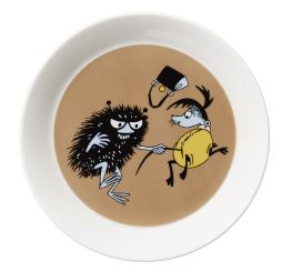 Arabia Moomin Teller 19cm Stinky in action 