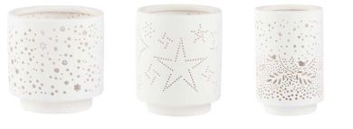 Räder Living Licht 3Er Set Ø 7/7,5/7,5 cm H 7/9/11,5 cm 