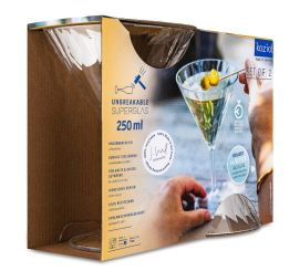Koziol Superglas 250 ml Club No. 12 2er-Set crystal clear 