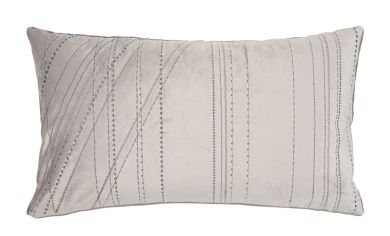 pad Kissenhülle 35x60 cm Linges light grey 100% Polyester 