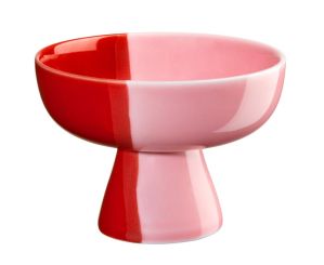 ASA Selection Schale Auf Fuß, Strawberry Smoothie Joy, L. 110mm, B. 110mm, H. 80mm 