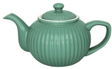 Greengate Teekanne Alice dusty green 