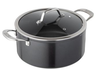 Kuhn Rikon Easy Pro Kochtopf 5L/24 cm mit Glasdeckel 