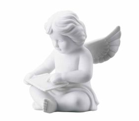 Rosenthal Engel mit Tablet Gross Weiss Matt 