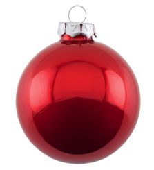 Gift Company Christbaumkugel 6cm Opal uni rot 