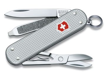 Victorinox Kleines Taschenwerkzeug Alox silber gerippt 