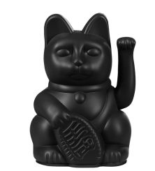 Donkey Winkekatze Mini Lucky Cat Schwarz 