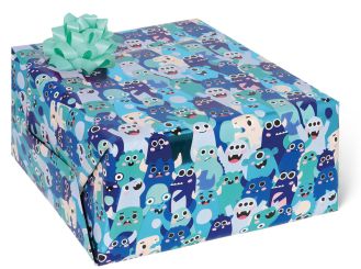 Legami Geschenkpapier 70x200cm Monster 
