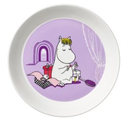 Arabia Moomin Teller 19cm Snorkmaiden lila 