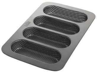 Birkmann Hot Dog Brötchen mit Laib und Seele 4-fach 35x22x3 cm Einzelgröße 8x18x3 cm 