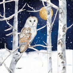 Paperproducts Servietten 33x33 cm Winter Owl 