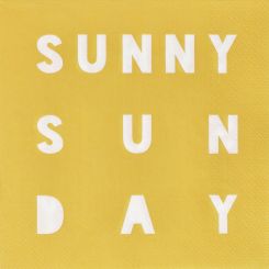 Räder Serviette 33x33cm Sunny Sunday 