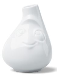 Fiftyeight Products Vase klein putzig weiß 1 Blume 
