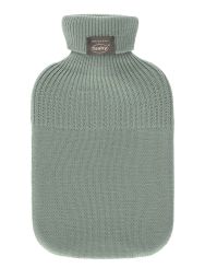 Fashy Wärmflasche 2,0l Rollkragen-Strickbezug grün 