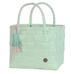 Handed By Shopper Mini Paris XS soft matcha mit Quaste soft aqua green 