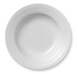 Royal Copenhagen White Fluted Teller Tief 21 cm 