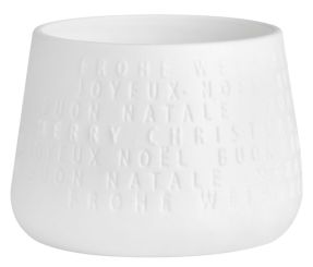 Räder Living Licht Frohe Weihnachten 5-sprachig Ø 5,5 cm H 4 cm 