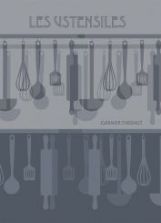 Garnier-Thiebaut Geschirrtuch Les Ustensiles Denim 50x70 Cm 100% Baumwolle 