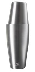 Vacu Vin Zweiteiliger Cocktail Shaker Tin-on-Tin 700/500 ml, Edelstahl 