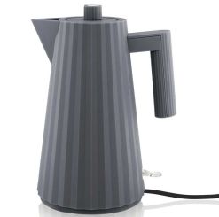 Alessi Plisse' Elektrischer Wasserkessel 1 L Grau 