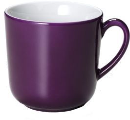 Dibbern Solid Color Pflaume Becher mit Henkel 0,32 L 