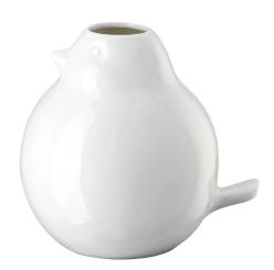 Hutschenreuther Vase 14 cm Vogel-Vase Weiss 
