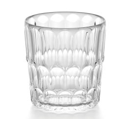 Guzzini Trinkglas niedrig 360 ml Dekor 2 Vanity Clear 