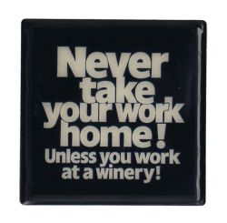 Gift Company Love Tiles Untersetzer Motiv: Work schwarz 