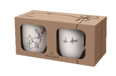 Villeroy & Boch Statement XMAS Set Rentier 2tlg. 