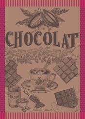 Garnier-Thiebaut Geschirrtuch Tasse De Chocolat Fuchsia 56x77 cm 100% gekämmte Baumwolle 