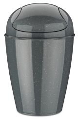 Koziol Schwingdeckeleimer 5 L Del S recycled ash grey 